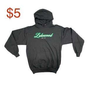 $5 ADD ON ITEM, Lakewood pull over hoodie size M
